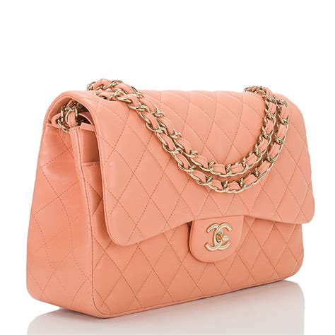 chanel peach bag